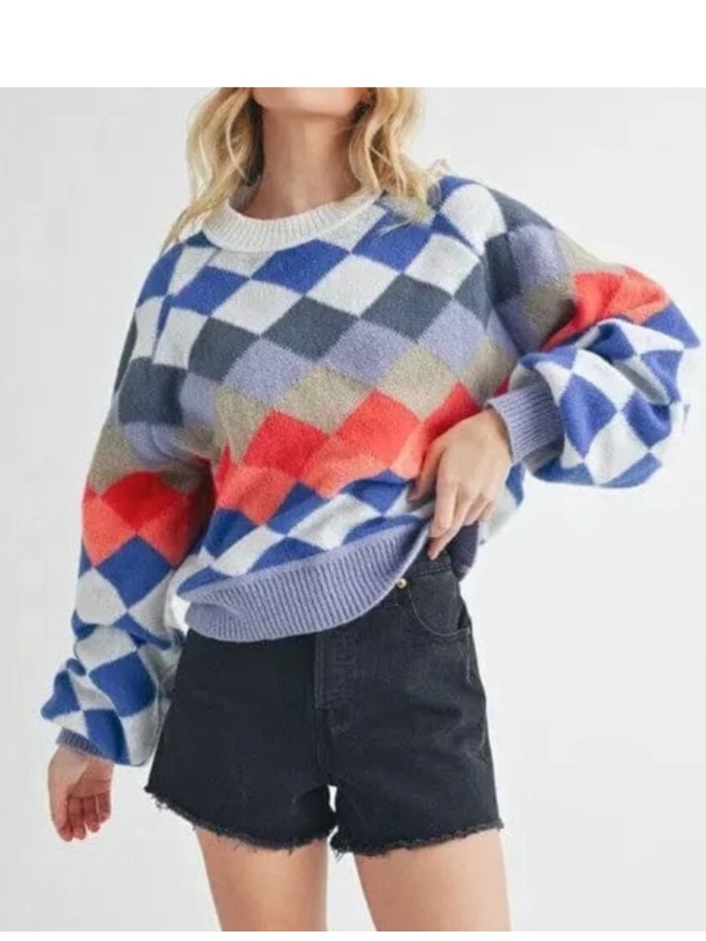 Free People Riley Pattern Pullover Sweater - Picture 2 of 13